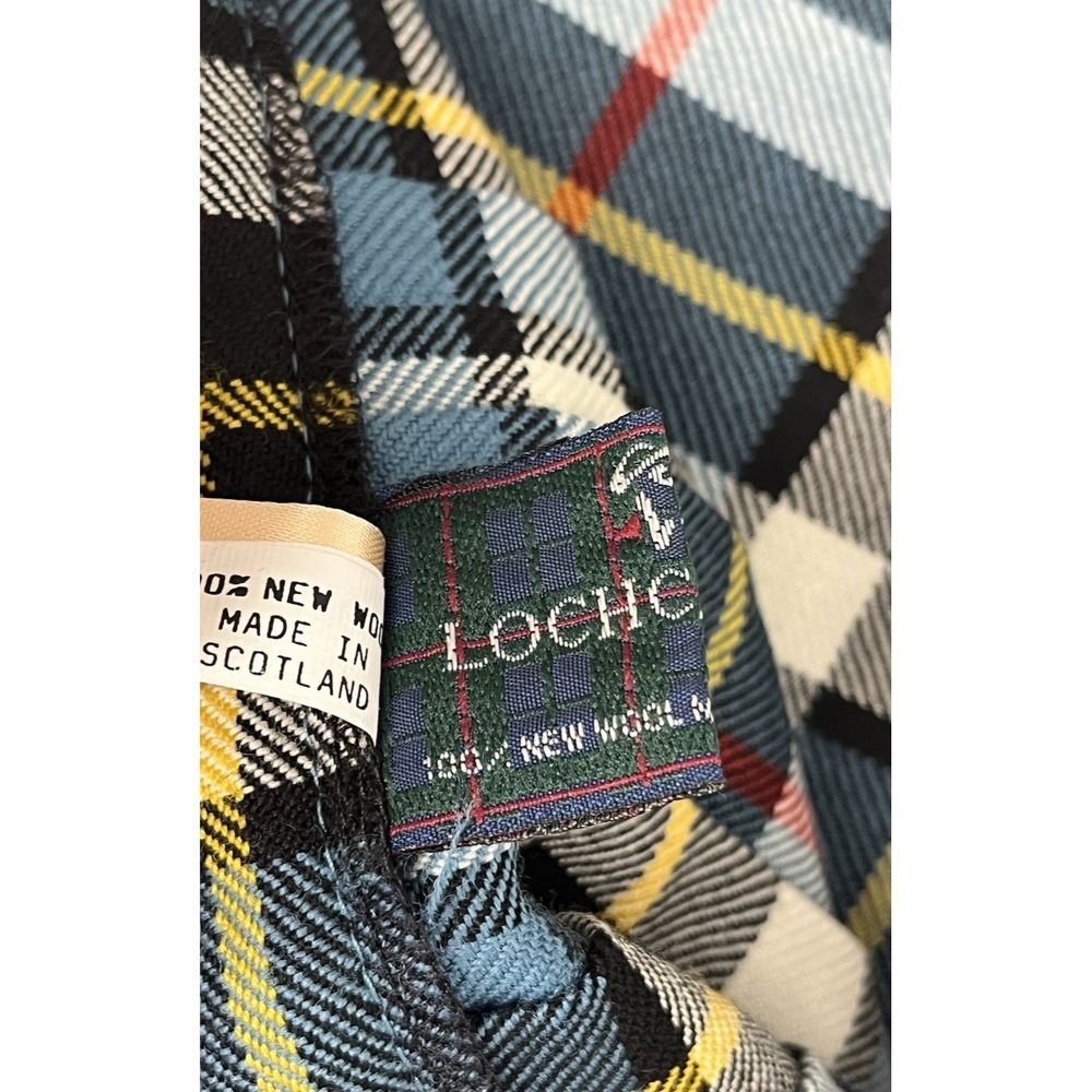 Lochcarron of Scotland Kilt Thomson Blue Tartan 38" Waist 26" Length 100% Wool - Picture 9 of 13